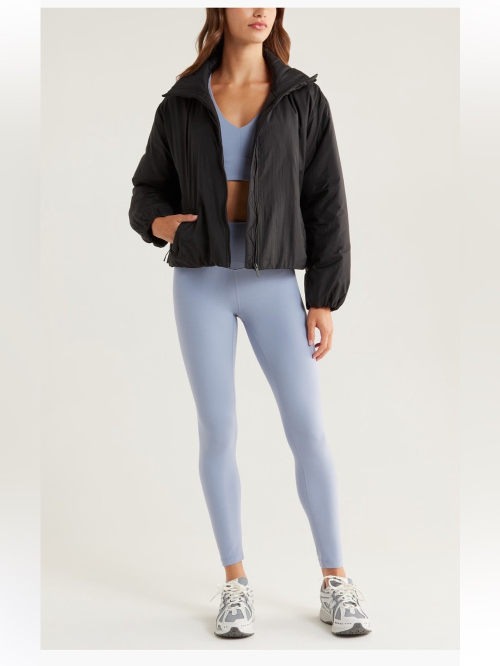 Zella Elevate Insulated Jacket women’s coat black large NWT - Picture 2 of 5